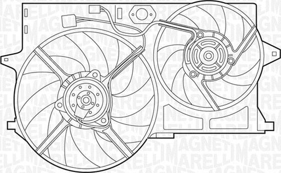 Magneti Marelli 069422390010 - Вентилятор, охолодження двигуна autozip.com.ua