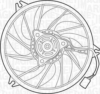 Magneti Marelli 069422303010 - Вентилятор, охолодження двигуна autozip.com.ua