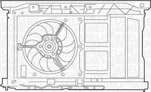 Magneti Marelli 069422290010 - Вентилятор, охолодження двигуна autozip.com.ua