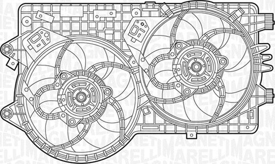 Magneti Marelli 069422240010 - Вентилятор, охолодження двигуна autozip.com.ua