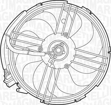 Magneti Marelli 069422264010 - Вентилятор, охолодження двигуна autozip.com.ua