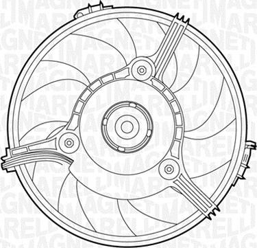 Magneti Marelli 069422263010 - Вентилятор, охолодження двигуна autozip.com.ua