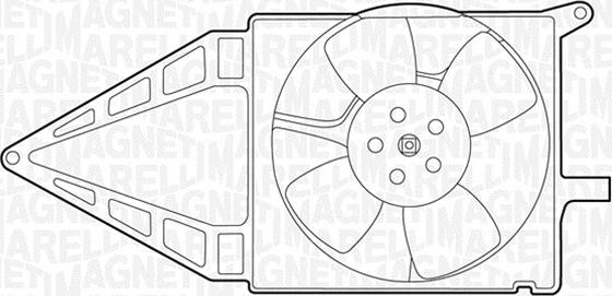 Magneti Marelli 069422210010 - Вентилятор, охолодження двигуна autozip.com.ua