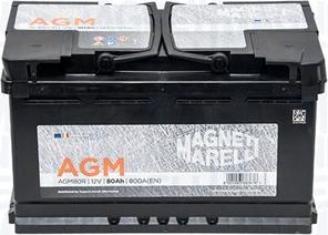 Magneti Marelli 069080800009 - Стартерна акумуляторна батарея, АКБ autozip.com.ua