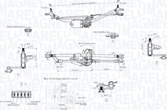 Magneti Marelli 064351754010 - Система очищення вікон autozip.com.ua
