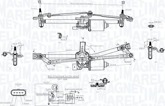 Magneti Marelli 064351768010 - Система очищення вікон autozip.com.ua