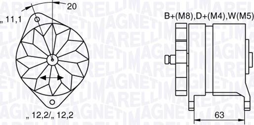 Magneti Marelli 063534690480 - Генератор autozip.com.ua