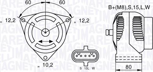 Magneti Marelli 063535255010 - Генератор autozip.com.ua