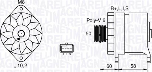 Magneti Marelli 063532637010 - Генератор autozip.com.ua