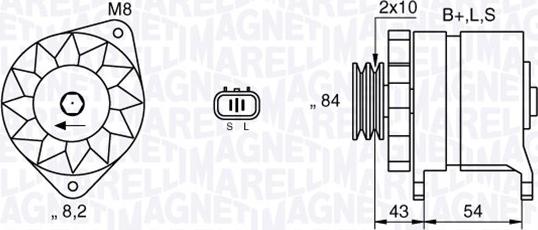 Magneti Marelli 063532625010 - Генератор autozip.com.ua