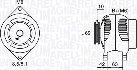 Magneti Marelli 063532620010 - Генератор autozip.com.ua