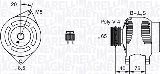 Magneti Marelli 063532623010 - Генератор autozip.com.ua