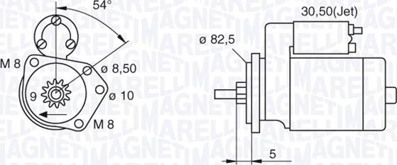 Magneti Marelli 063521120440 - Стартер autozip.com.ua