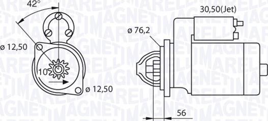 Magneti Marelli 063521250420 - Стартер autozip.com.ua