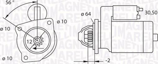 Magneti Marelli 063523622010 - Стартер autozip.com.ua