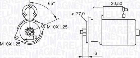 Magneti Marelli 063522623010 - Стартер autozip.com.ua