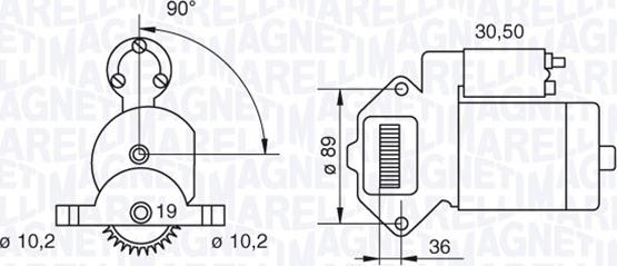 Magneti Marelli 063187051010 - Стартер autozip.com.ua