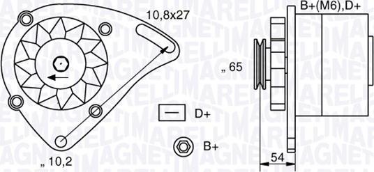 Magneti Marelli 063341454010 - Генератор autozip.com.ua