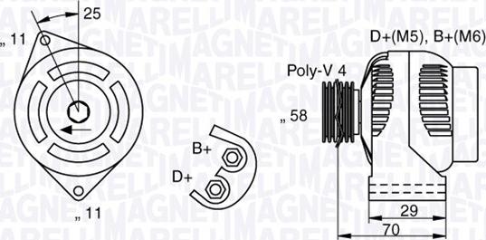 Magneti Marelli 063341896010 - Генератор autozip.com.ua