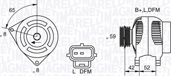 Magneti Marelli 063341758010 - Генератор autozip.com.ua