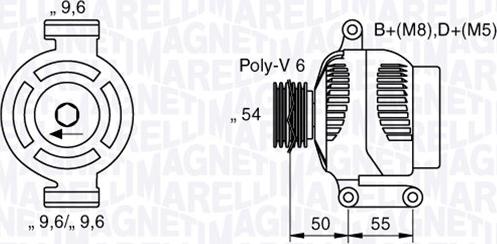 Magneti Marelli 063358062010 - Генератор autozip.com.ua