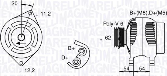 Magneti Marelli 063731223010 - Генератор autozip.com.ua