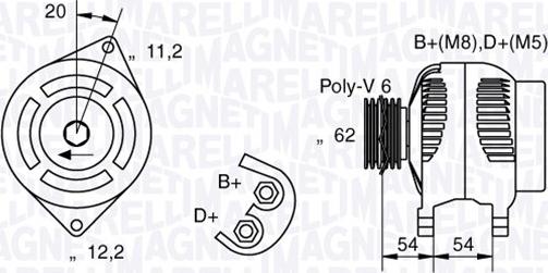 Magneti Marelli 063321858010 - Генератор autozip.com.ua