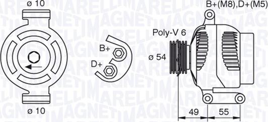 Magneti Marelli 063377494010 - Генератор autozip.com.ua