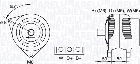 Magneti Marelli 063377465010 - Генератор autozip.com.ua