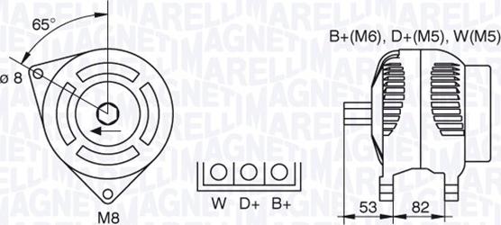 Magneti Marelli 063377461010 - Генератор autozip.com.ua