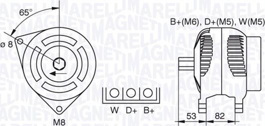 Magneti Marelli 063377463010 - Генератор autozip.com.ua