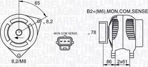 Magneti Marelli 063377413010 - Генератор autozip.com.ua