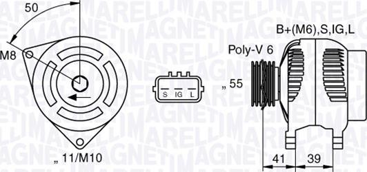 Magneti Marelli 063377431010 - Генератор autozip.com.ua