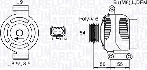 Magneti Marelli 063377425010 - Генератор autozip.com.ua