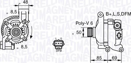 Magneti Marelli 063377420010 - Генератор autozip.com.ua