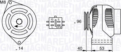 Magneti Marelli 063377427010 - Генератор autozip.com.ua