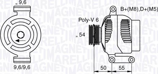 Magneti Marelli 063377024010 - Генератор autozip.com.ua