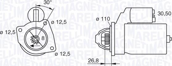 Magneti Marelli 063216851010 - Стартер autozip.com.ua