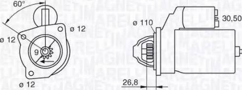 Magneti Marelli 063216831010 - Стартер autozip.com.ua