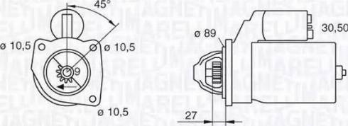 Magneti Marelli 063216733010 - Стартер autozip.com.ua