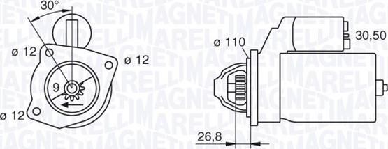 Magneti Marelli 063217154010 - Стартер autozip.com.ua