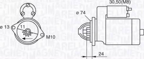 Magneti Marelli 063280059010 - Стартер autozip.com.ua