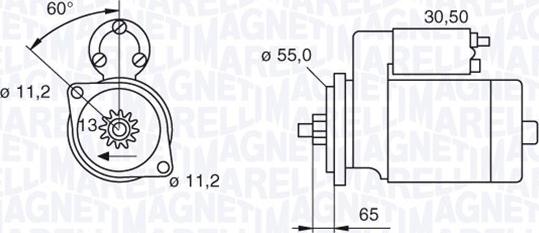 Magneti Marelli 063280051010 - Стартер autozip.com.ua