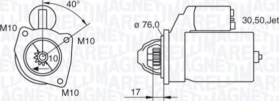 Magneti Marelli 063280005010 - Стартер autozip.com.ua