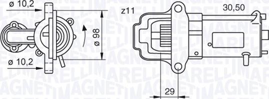 Magneti Marelli 063280023010 - Стартер autozip.com.ua