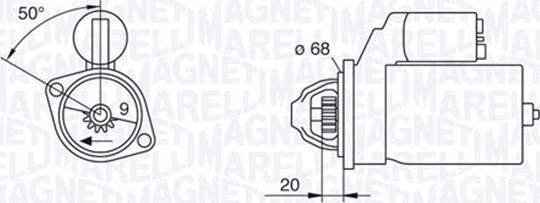 Magneti Marelli 063226801010 - Стартер autozip.com.ua