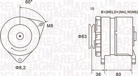 Magneti Marelli 063735060010 - Генератор autozip.com.ua