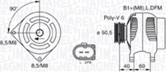 Magneti Marelli 063730007010 - Генератор autozip.com.ua