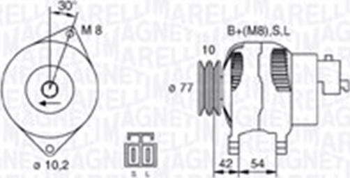 Magneti Marelli 063730015010 - Генератор autozip.com.ua