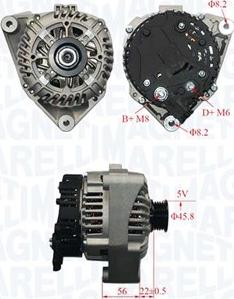 Magneti Marelli 063730845010 - Генератор autozip.com.ua